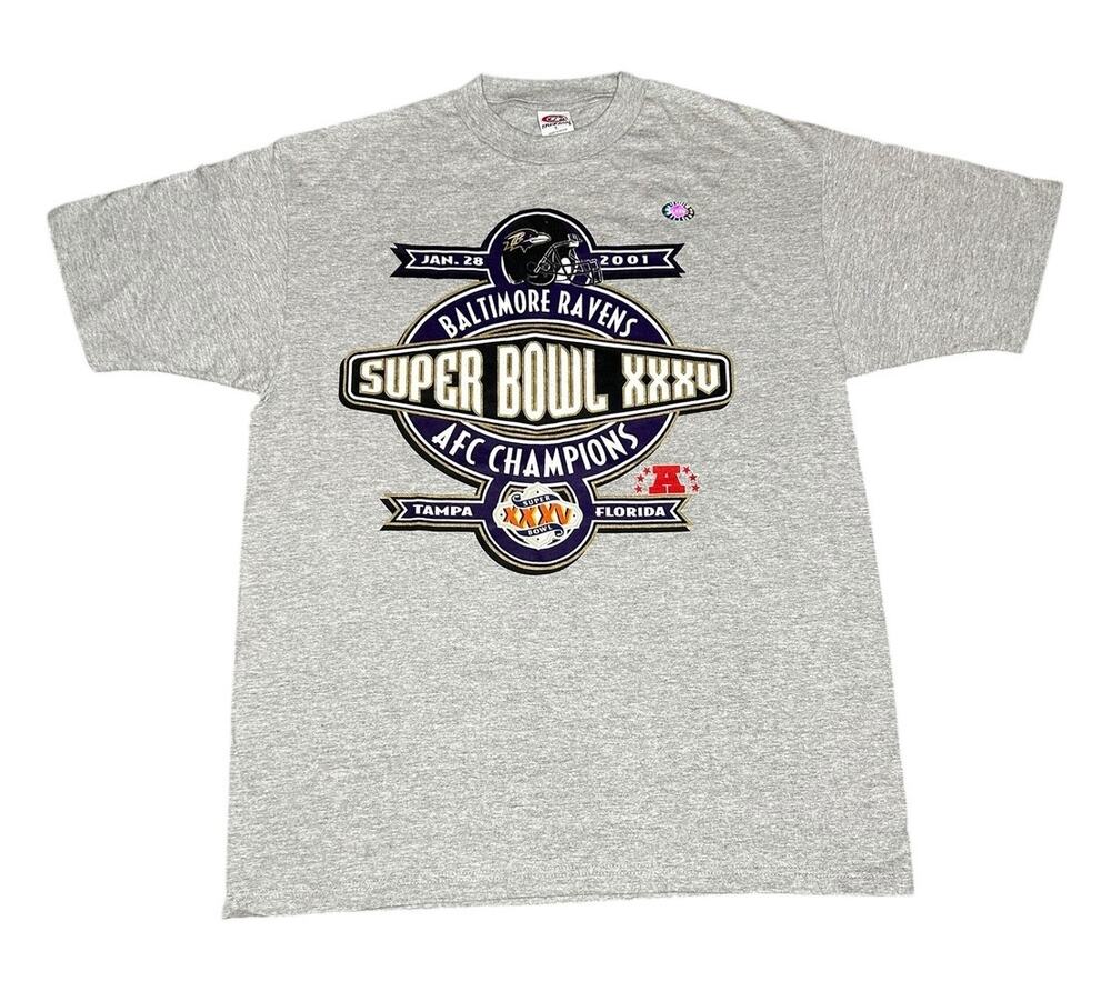 Vintage Baltimore Ravens NFL Super Bowl Champions T-Shirt